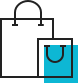 icon Shopping blau