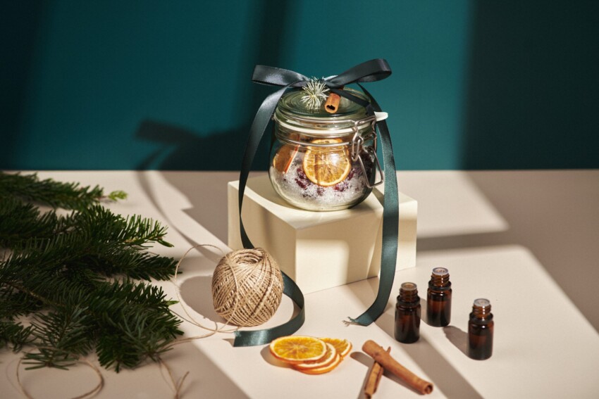 Weihnachtliches DIY: Cranberry-Orangen-Badesalz - Fischapark